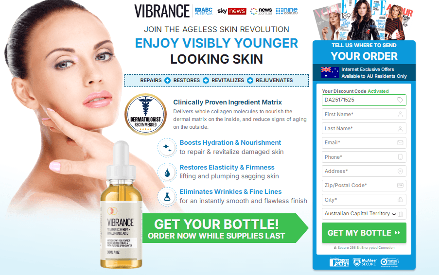 Vibrance Vitamin C Serum Order Page